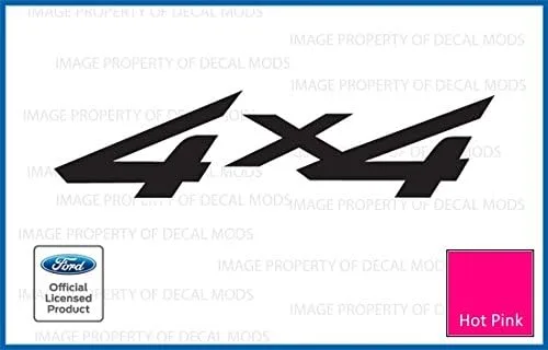 Vista 2 de Adhesivos 4x4 para Ford F250 F350 (1997-2010) Negro - CB