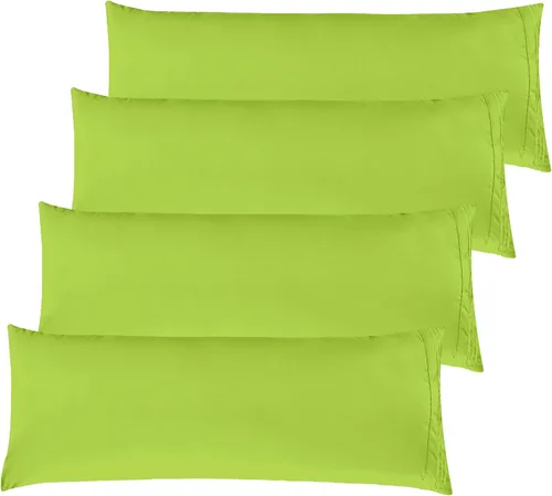Vista 31 de Elegant Comfort Fundas de almohada sólidas de microfibra de alta calidad hotelera, tejido suave, resistente a las arrugas y a las manchas, fácil