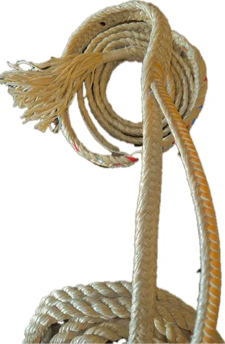 Vista 2 de Bull Rope Tan Poly Pro 9x5 LH 7/8" x 1" Soft Bull Riding - Cuerdas de toro EPT 16