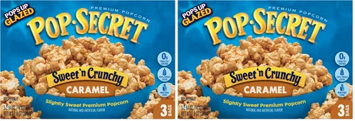 Vista 7 de Pop Secret Palomitas de Maíz para Microondas de Caramelo 3ct Regular, Caja de 7.92oz (Paquete de 1) - Palomitas de Maíz para Microondas, Palomitas