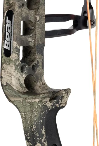 Vista 7 de Bear Archery Escalate Paquete de arco compuesto para adultos, longitud de estiramiento de 26 a 30 pulgadas, 45-60 y 55-70 libras