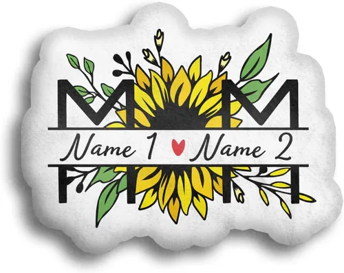 Vista 12 de Personalized Best Mom Pillow, Customized for Mama Pillow, Custom Pillow for Mommy from Daughter, Birthday Gifts for Mothers from Son, Hi Mom I Love