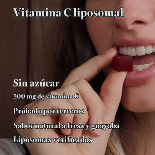 Vista 3 de Haroutine - Gomitas liposomales de vitamina C, 500 mg, 60 gomitas sin azúcar