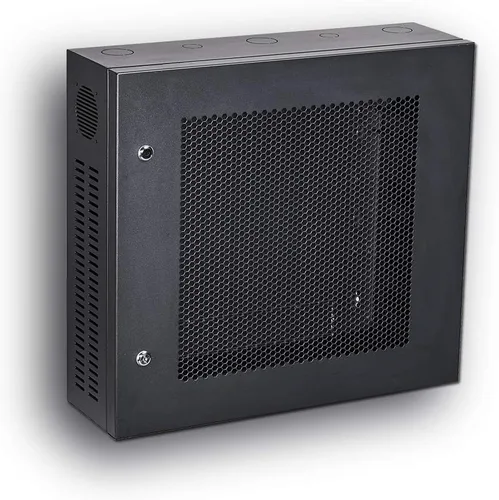 Vista 4 de Kenuco Caja de seguridad de acero de calibre 16 resistente DVR y Swing Open Top 24 '' x 21 '' x 7 '' - (negro)