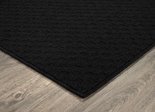 Vista 5 de Garland Rug Town Square - Alfombra de área cuadrada, 18 x 30 pulgadas, color negro