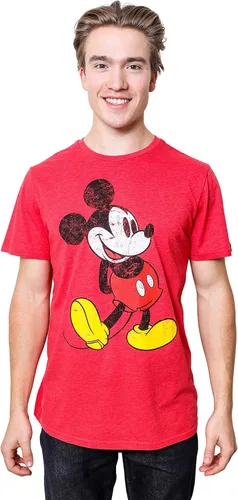 Vista 3 de Disney Mickey Mouse - Camiseta clásica de pie envejecida