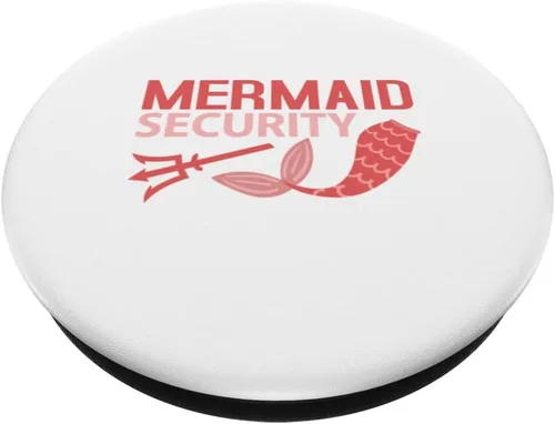 Vista 2 de Camiseta de sirena de seguridad con plancha de sirena PopSockets intercambiables PopGrip