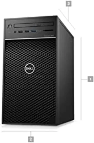 Vista 7 de Dell Precision 3640 Workstation Desktop Core i9-10900 - Disco duro HDD de 1 TB - 32 GB RAM 10 núcleos @ 5.2 GHz Win 11 Pro Negro (renovado)
