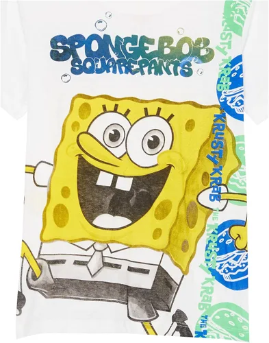 Vista 2 de Nickelodeon Paquete de 2 camisetas Big Bob Esponja y Hey Arnold para niño