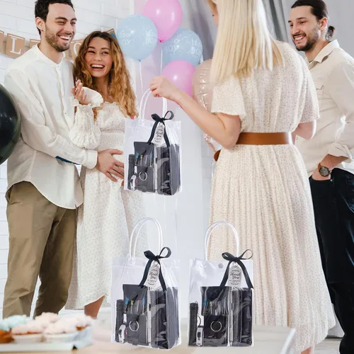 Vista 7 de 60 Piezas Premios para Baby Shower para Hombres, 6 Juegos con Paño de Limpieza, Abrebotellas, Destornillador, Cinta Métrica, Llavero, Herramienta