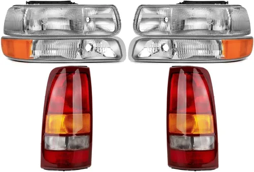 Vista 11 de EPIC LIGHTING OE Spec - Faros halógenos de repuesto compatibles con Chevrolet 99-02 SILVERADO, combo de 4 piezas Combo 4 piezas