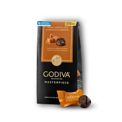Vista 2 de Godiva Masterpiece - Bolsas de chocolate oscuro, centro de caramelo, 4