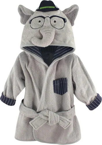 Vista 7 de Hudson - Bata de baño con capucha, diseño de cara de animal