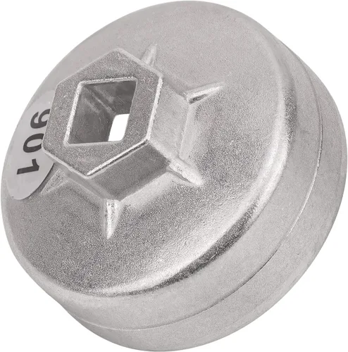 Vista 2 de AHL 901 Tapa 65mm Llave de filtro de aceite de 14 ranuras con accionamiento cuadrado de 1/2" Herramientas de extracción de filtro de aceite Juego