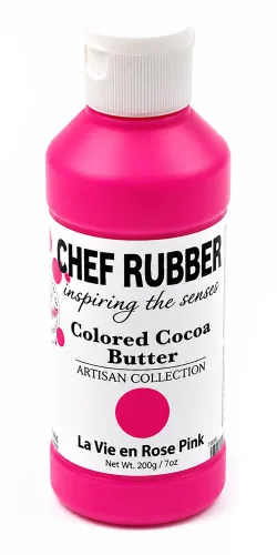 Vista 7 de Chef Rubber Manteca de cacao, colección artesanal, blanco alabastro, 7 onzas