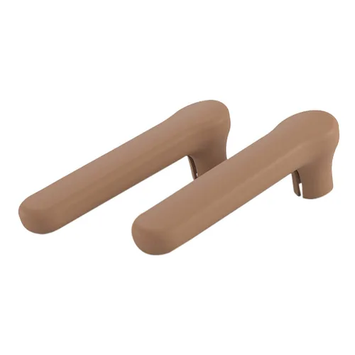 Vista 9 de Juego de 2 cubiertas de silicona para manija de puerta, protector brillante para manija de puerta, fundas anticolisión (negro)