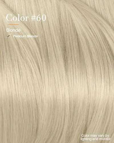 Vista 6 de Full Shine Extensiones de cabello rubio con clip, 20 pulgadas, 8