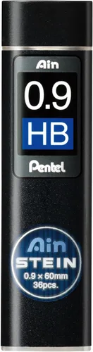 Vista 5 de Pentel Ain Stein - Lápiz mecánico, 0.035 in, 2B, 36 minas (C279-2B)