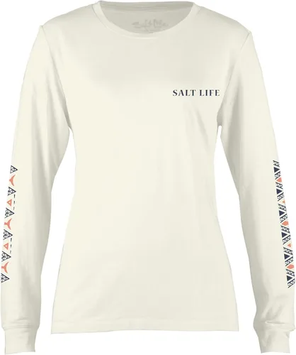 Vista 2 de Salt Life Camiseta de manga larga con atún tribal para mujer