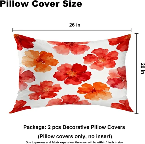 Vista 338 de Batmerry Autumn Pumpkin Templeton Throw Pillow Covers, Green Leaves Paths Forests Decorative Pillow Covers Digital Printing Blended for Couch Sofa