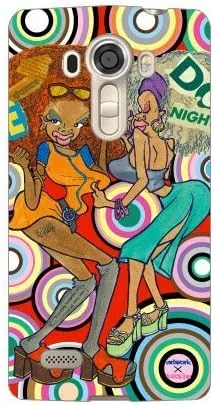 Vista 22 de MSOJ1C-ABWH-151-M827 Cute Dancers, Circle and Yellow Back Design by Artwork/for Xperia J1 Compact D5788/MVNO Smartphone (SIM Free Device)