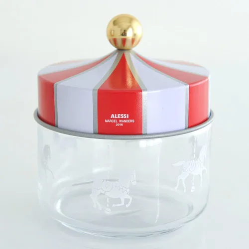 Vista 4 de Alessi MW30/50 Tarro decorativo de circo, multicolor, NULL