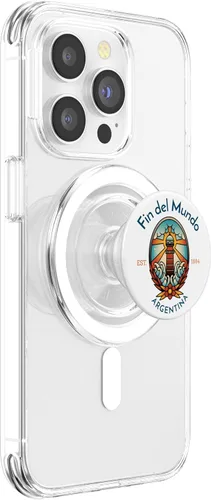 Vista 3 de Fin del Mundo Faro Argentina PopSockets MagSafe PopGrip para iPhone