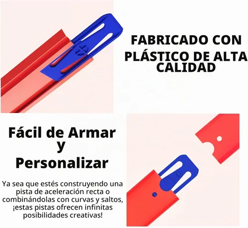 Vista 3 de Piezas de repuesto para constructor de rieles de 3 pies, compatibles con Constructor de orugas rectas de 8 piezas con conectores incluidos, 3 pies