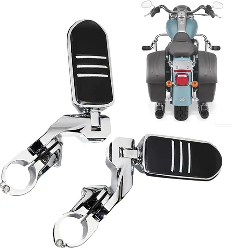Vista 7 de Juego de 2 clavijas delanteras universales compatibles con motocicleta Touring Dyna Peg Mount