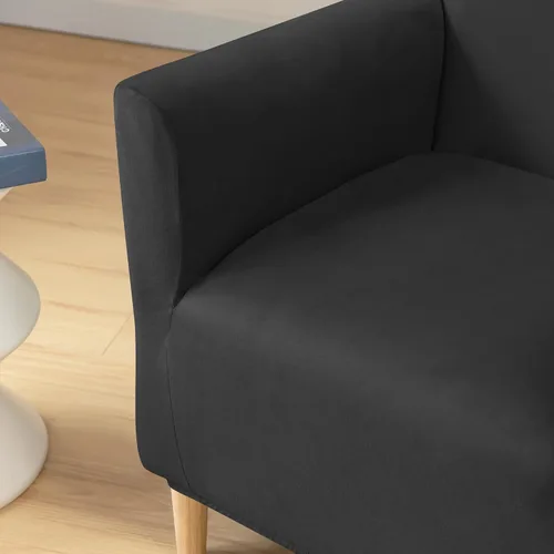 Vista 4 de Fundas elásticas para silla de banquete, fundas de terciopelo de lujo para sillón, fundas para sofá, fundas para silla, protector antideslizante