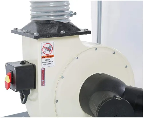 Vista 3 de Shop Fox W1685-1-1/2 HP Colector de polvo, blanco