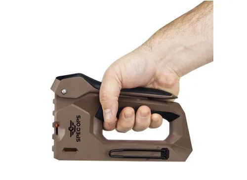 Vista 6 de Spec Ops Tools Pistola de grapas de alta resistencia, grapas de 1/4" - 9/16", clavos de 18-calibre, esfuerzo reducido