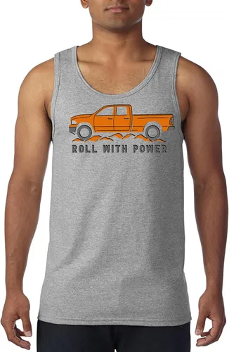 Vista 51 de Tee Hunt Camisetas gráficas y camisetas sin mangas para hombre Roll with Power Pickup Truck
