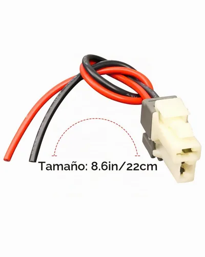 Vista 5 de Arnés Conector de Cable del Motor del Soplador Compatible con Kia Forte 2013-2018 Reemplaza 18952-02224AS, Arnés de Cableado Resistente