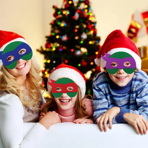 Vista 8 de Paquete de 24 máscaras de superhéroes para fiestas infantiles, juego temático de superhéroes, suministros de fiesta de cumpleaños, personajes