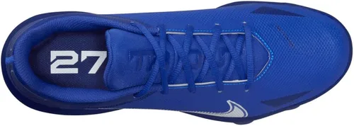 Vista 4 de Nike Force Trout 8 Pro - Botines de béisbol moldeados Royal Blanco, talla 7.5 M, ROYAL BLANCO