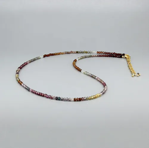 Vista 3 de Gempires - Gargantilla de cristal curativo hecha a mano, hipoalergénica, chapada en oro de 18 pulgadas, elegante joyería de uso diario