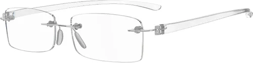 Vista 11 de Eyekepper - Gafas de lectura con lentes pequeños sin marco para hombres y mujeres