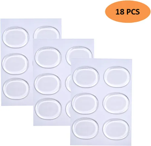 Vista 2 de Amortiguadores de tambor de silicona transparente, silenciadores de tambor, amortiguador de tambor, almohadillas de gel, silicona no tóxica, suave