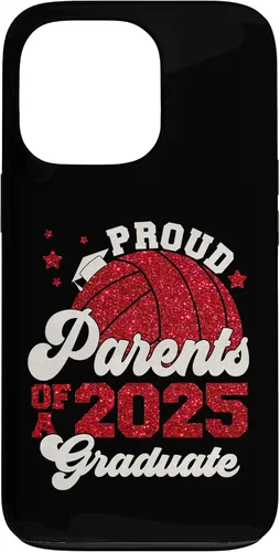 Vista 10 de iPhone 16 Parents of a 2025 Graduate Senior Graduation Volleyball Case