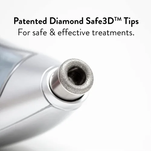 Vista 4 de Microderm GLO Microderm GLO - Puntas de microdermoabrasión de diamante de alta calidad, accesorios de acero inoxidable de grado médico, tecnología