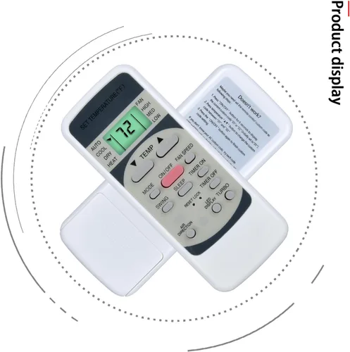 Vista 6 de Mando a distancia de repuesto compatible con aire acondicionado Midea RG51M5/(C) EU Milexus RG51M5/EU AC