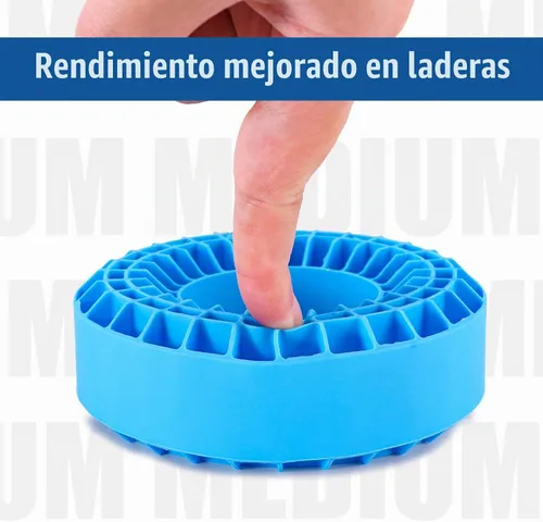 Vista 5 de INJORA Inserto de goma de silicona para neumático de 4.646-4.803 in, diámetro exterior de 4.75 pulgadas, azul