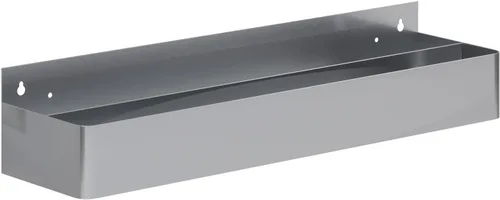 Vista 28 de AmGood 36 in. Rack de carril de velocidad de acero inoxidable de doble nivel para barras comerciales, NSF