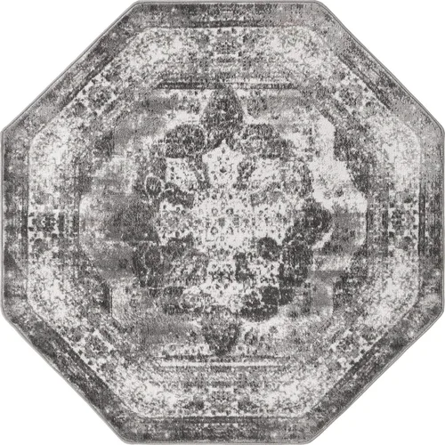 Vista 571 de Unique Loom Sofia Collection - Alfombra de área - Salle Garnier (3' 3" x 5' 3" Rectángulo, Turquesa/Azul)