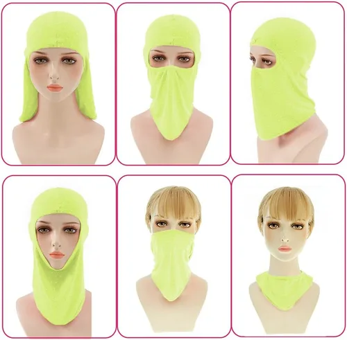 Vista 5 de Pasamontañas Shiesty - Máscara de esquí para mujer, con lentejuelas brillantes, máscara facial de enfriamiento para el cuello, para motocicleta