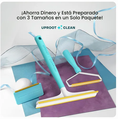 Vista 3 de Uproot Clean Fur-Nado - Kit de supervivencia – Uproot Cleaner Pro Pet Hair Remover Tool + Mini & Max Variants – Herramienta de eliminación de pelo