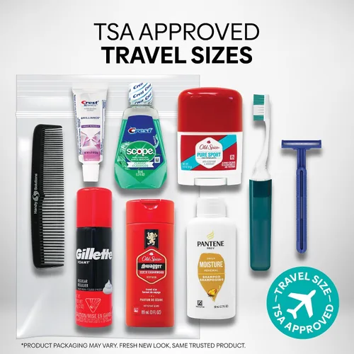 Vista 5 de Handy Solutions Kit de viaje resellable para hombre de 10 piezas