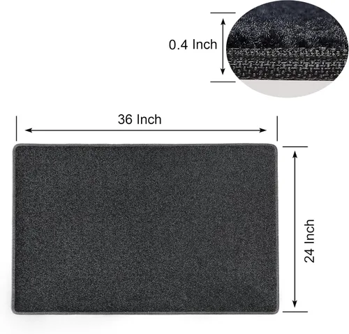 Vista 3 de PURE ERA Alfombra Antideslizante para Escaleras, Tapete Adhesivo, Antideslizante, Resistente al Deslizamiento, Felpudo para Interiores, Alfombra