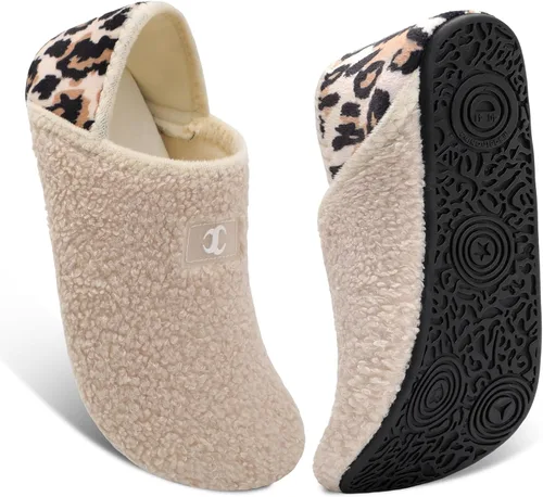 Vista 8 de Scurtain - Zapatillas de casa para mujer y hombre, zapatos de casa, calcetines cómodos, zapatos ligeros unisex para adultos descalzos